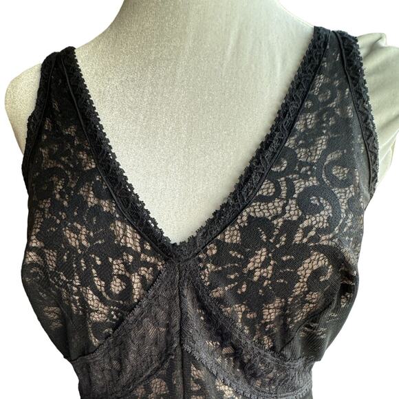 Alexa Admor Womens Lace Dress Size L Sleeveless Handkerchief Witchy Whimsigoth - Picture 2 of 10